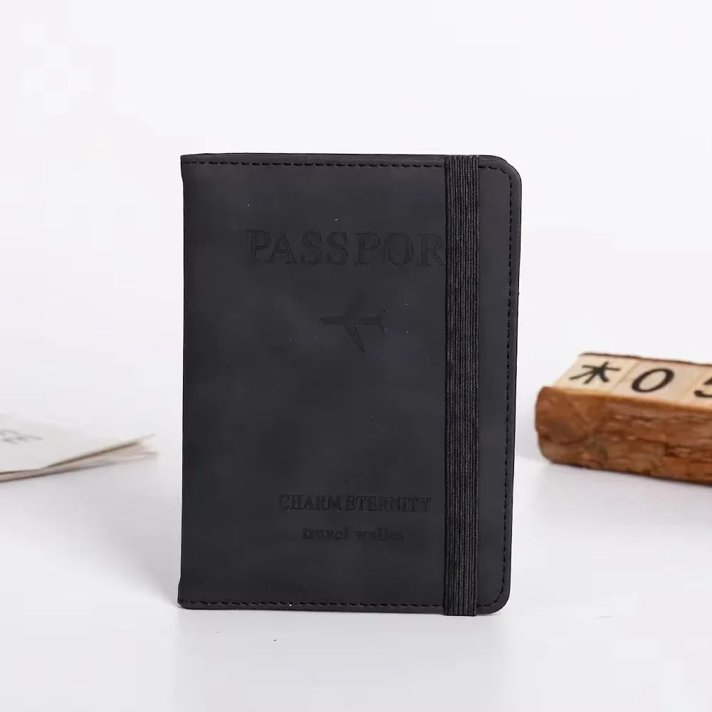 Porte-Passeport Vintage RFID