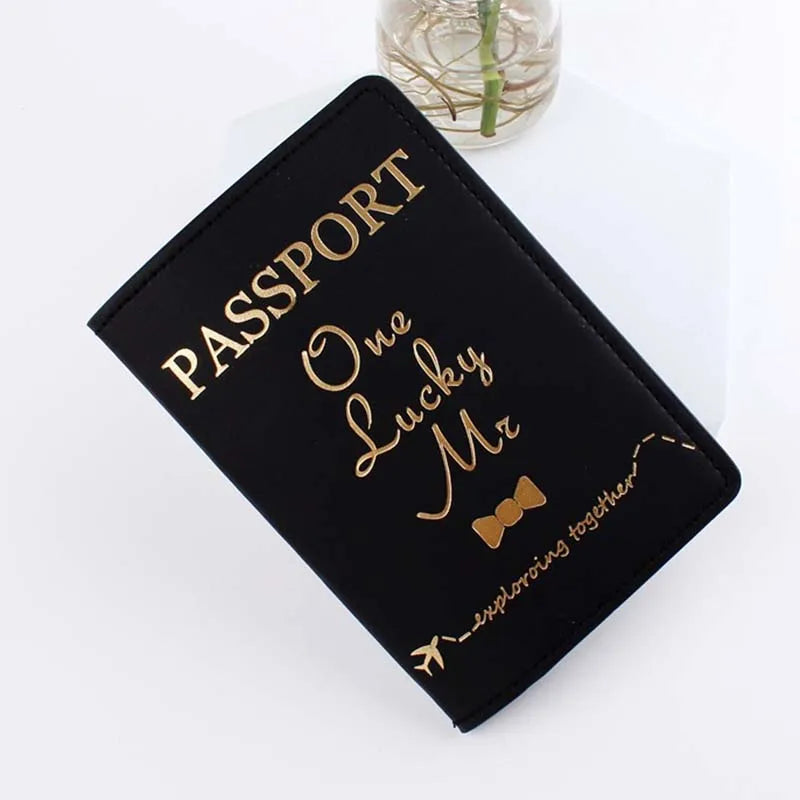 Couple Porte-Passeport Élégant