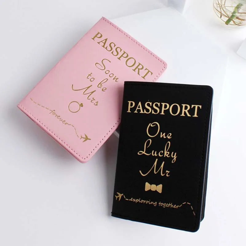 Couple Porte-Passeport Élégant