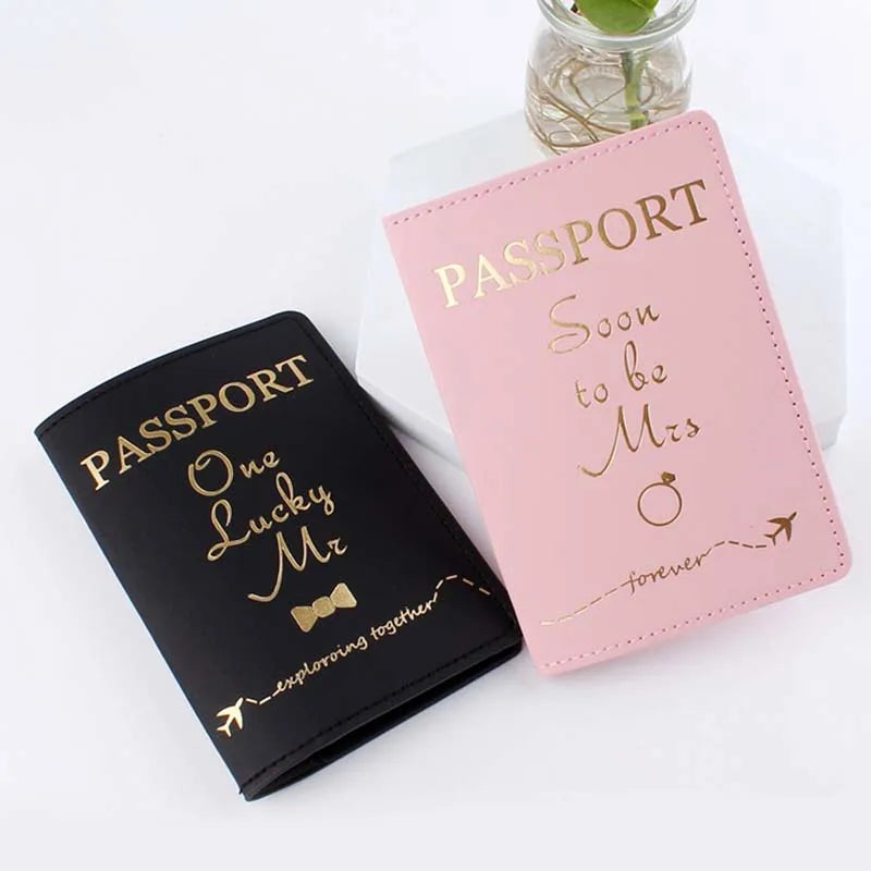 Couple Porte-Passeport Élégant