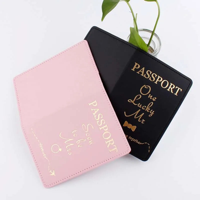 Couple Porte-Passeport Élégant