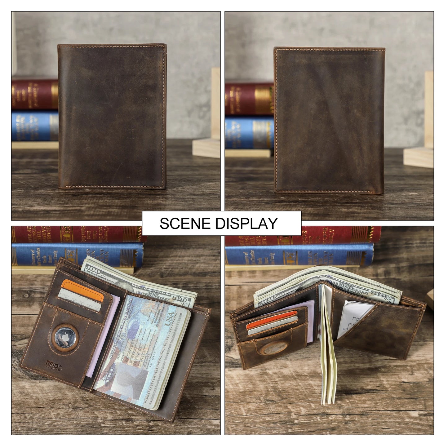 Porte-Passeport Cuir RFID