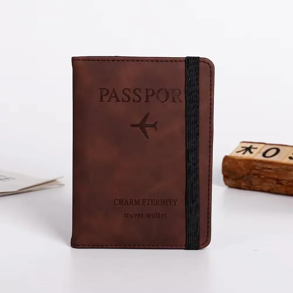 Porte-Passeport Vintage RFID