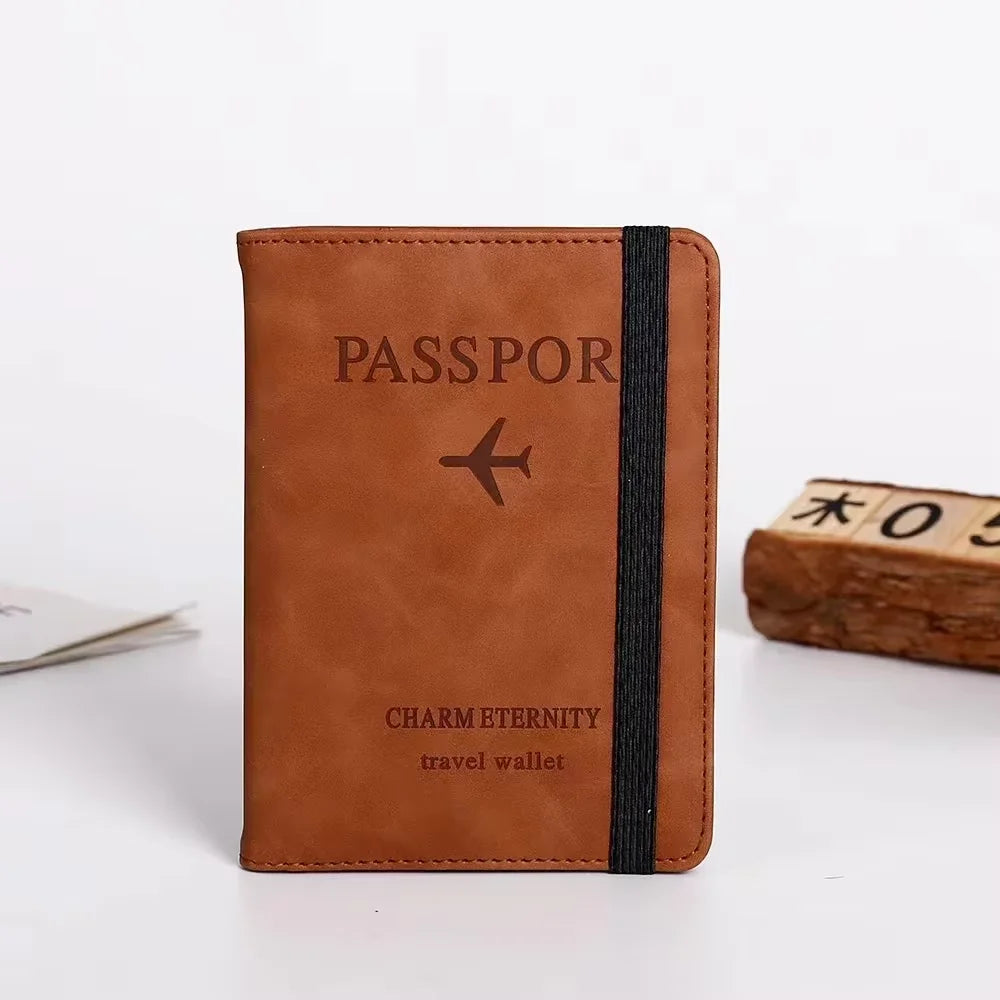 Porte-Passeport Vintage RFID