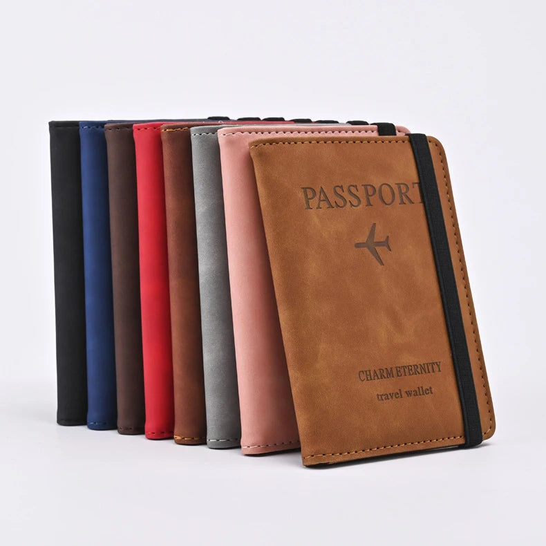 Porte-Passeport Vintage RFID