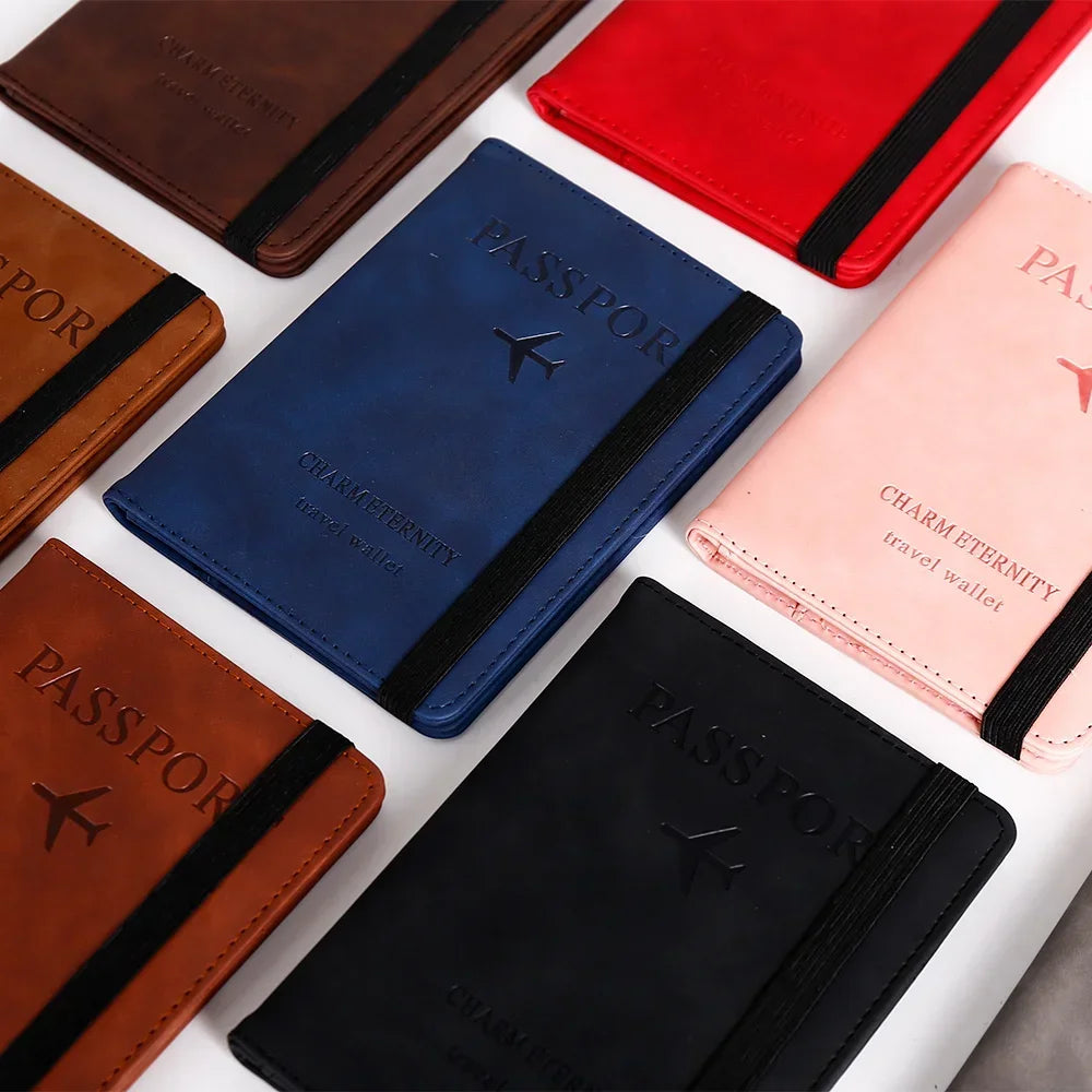 Porte-Passeport Vintage RFID