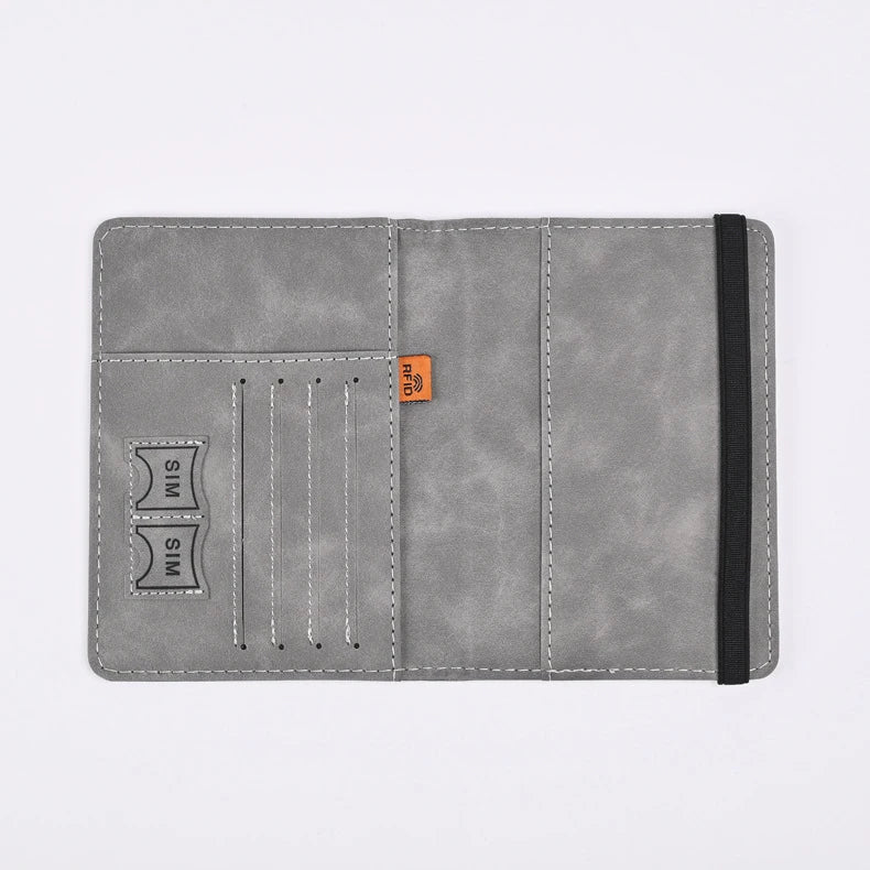 Porte-Passeport Vintage RFID
