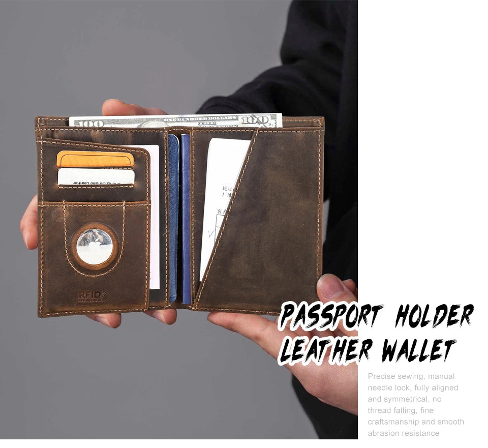 Porte-Passeport Cuir RFID