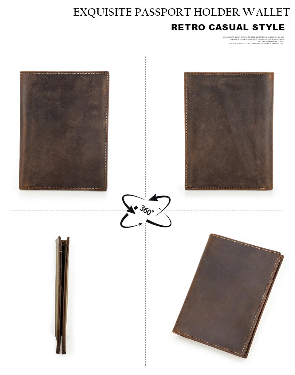 Porte-Passeport Cuir RFID