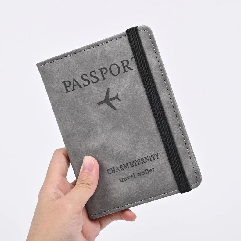 Porte-Passeport Vintage RFID