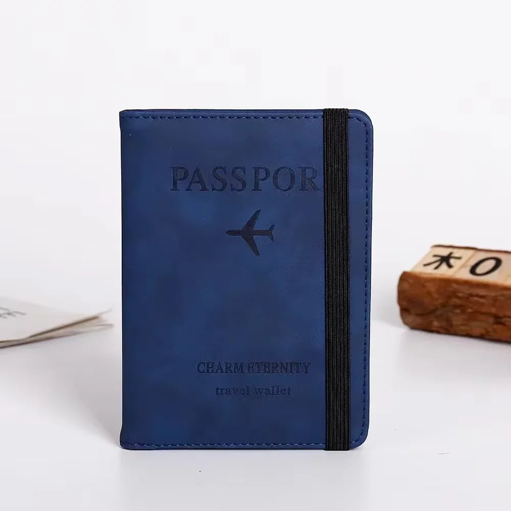 Porte-Passeport Vintage RFID