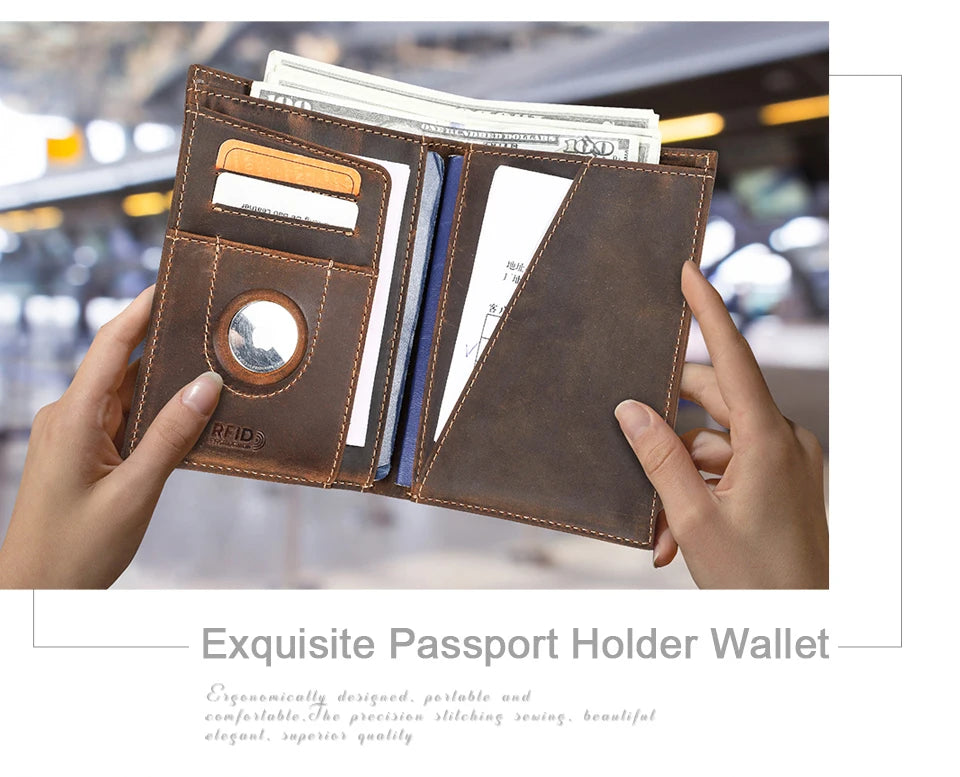 Porte-Passeport Cuir RFID