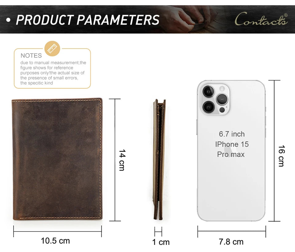 Porte-Passeport Cuir RFID