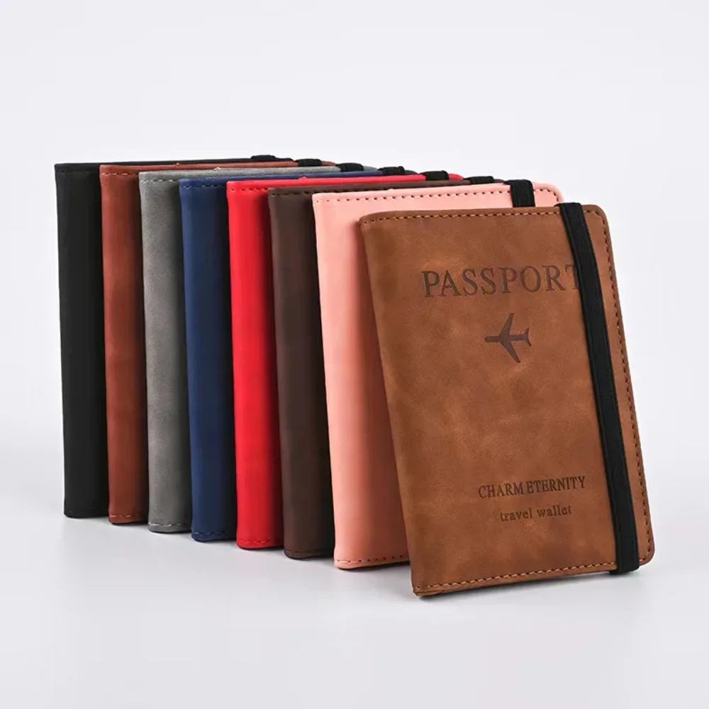 Porte-Passeport Vintage RFID